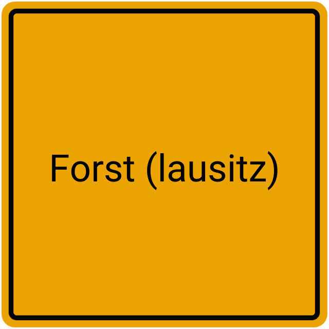 Meldebestätigung Forst (Lausitz)